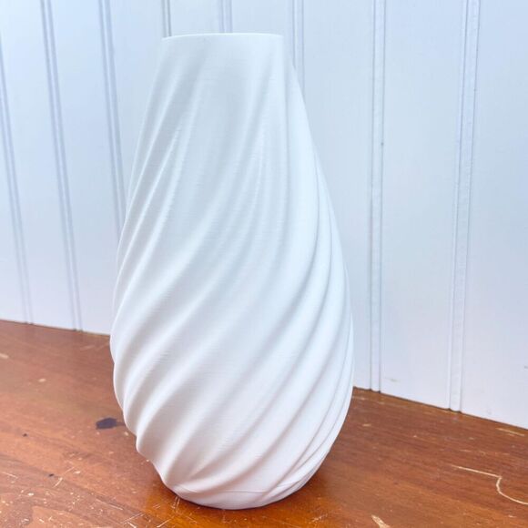 Modern Vase, Wave Flower Vase, Multiple Colors - Picture 6 of 8